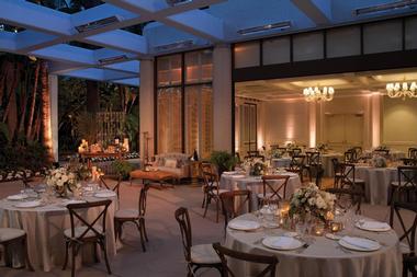 Dining at Island Hotel Newport Beach