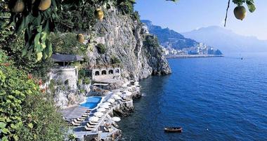 Scenic view of the coast