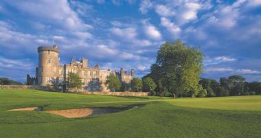 Castle exterior and golf couse
