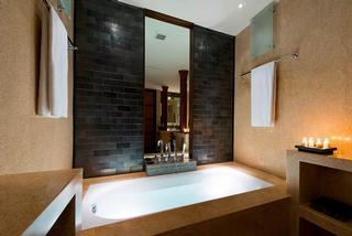 Romantic Deluxe Suite with Candles at the Legian in Bali
