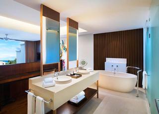 Classic Pool Suite Bathroom at Vana Belle Koh Samui in Thailand