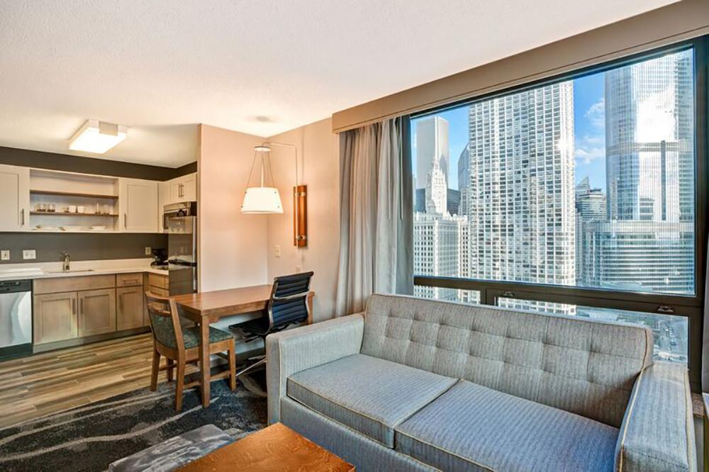 Feel at Home in the City at Homewood Suites by Hilton Chicago