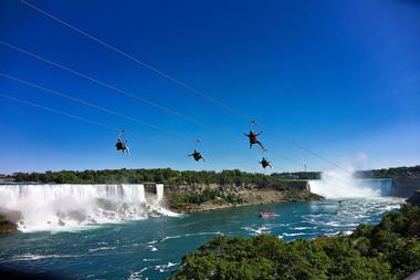 The MistRider Zip Line to the Falls