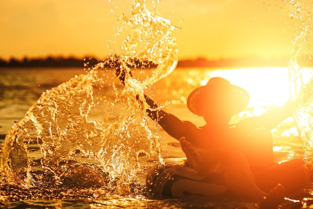 Slide into cool water and enjoy beach games on a cheap weekend escape.