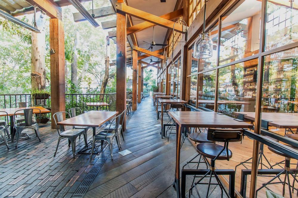 Have lunch at Pedalers Fork