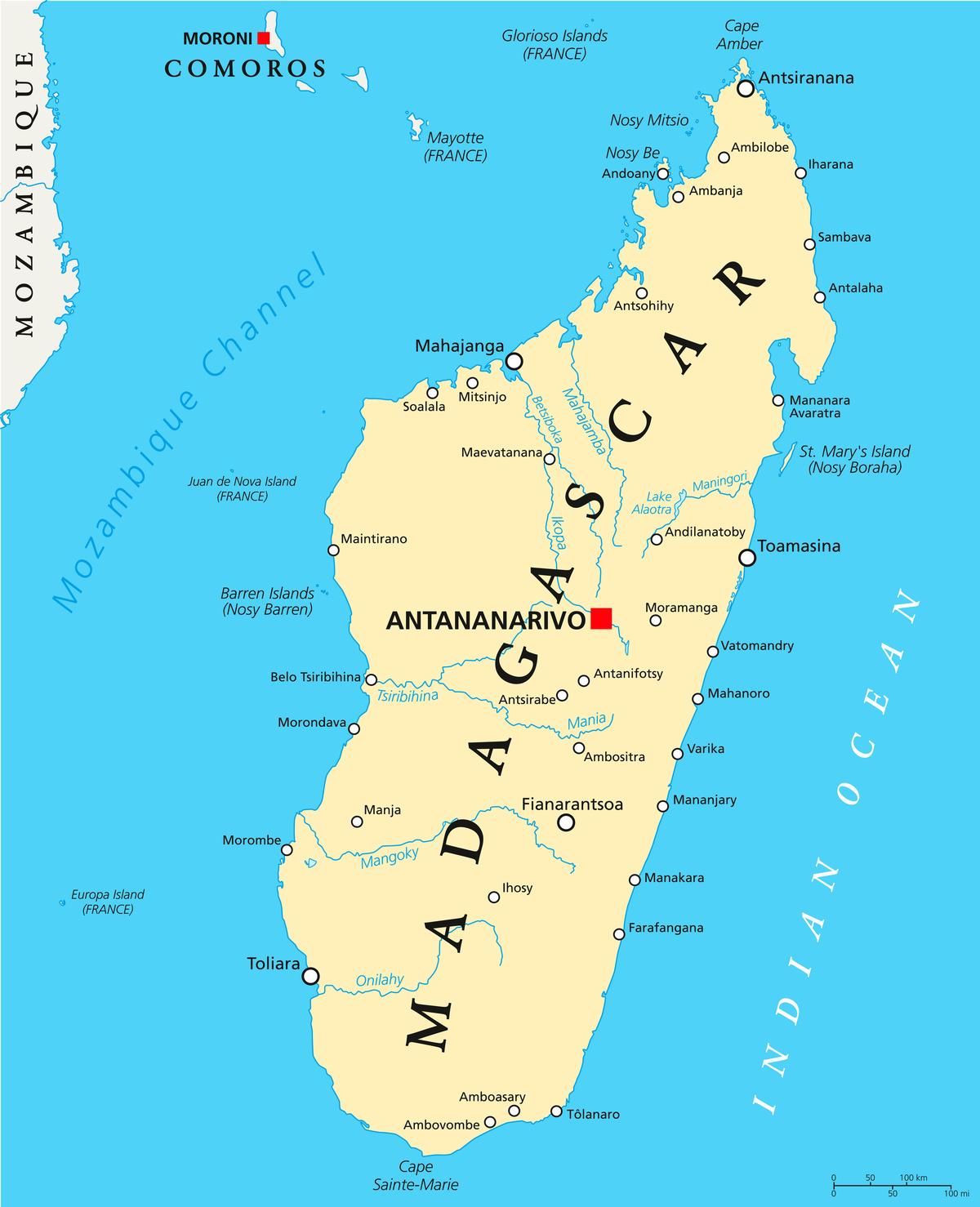 Madagascar Map with Beaches & Conclusion