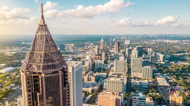 The highest point in the Atlanta metropolitan area is Kennesaw Mountain