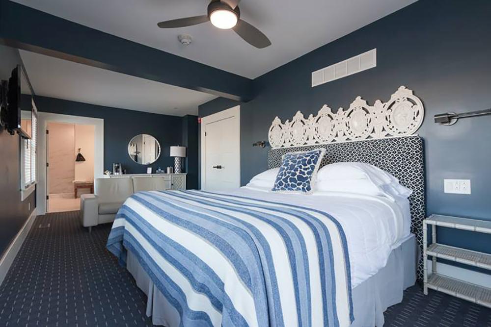 Relax in boutique charm, enjoy scenic views along the Monon Trail.