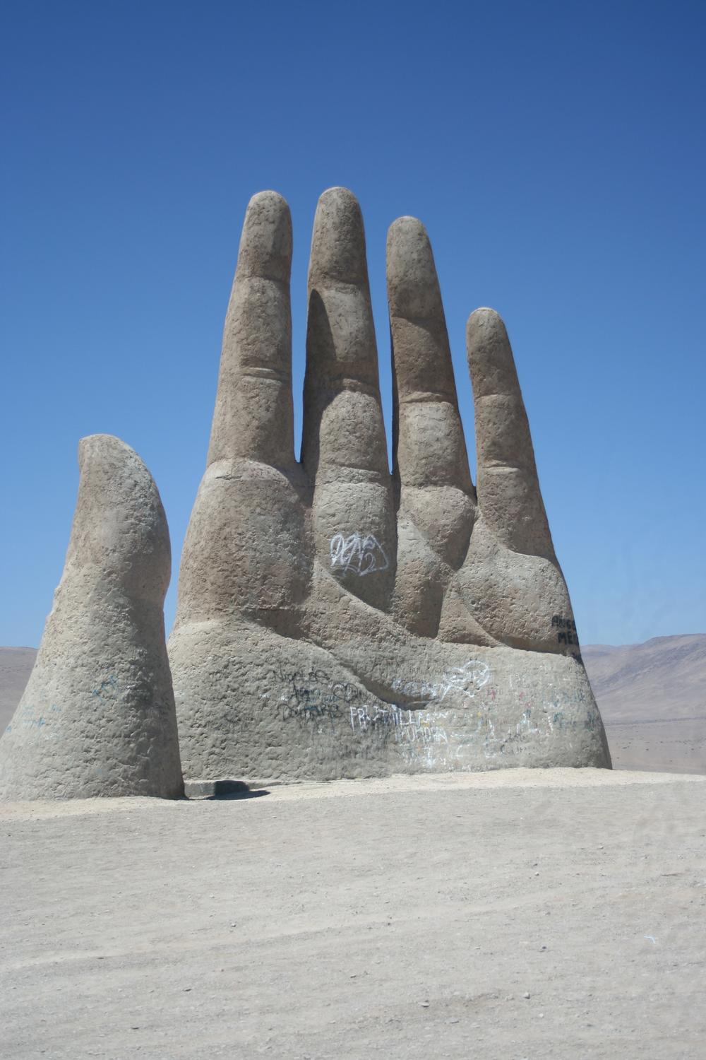 Stand in Awe Before the Iconic Mano del Desierto