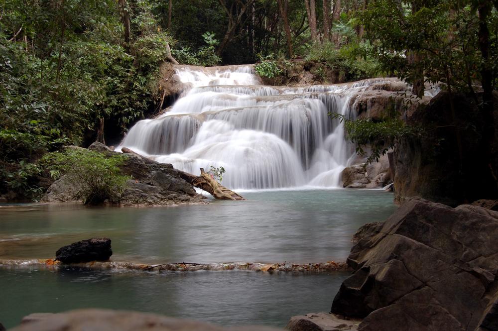 Climb, Swim, and Explore the Turquoise Pools of Erawan’s Waterfalls
