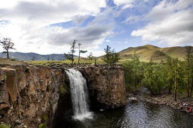 The Orkhon Waterfall