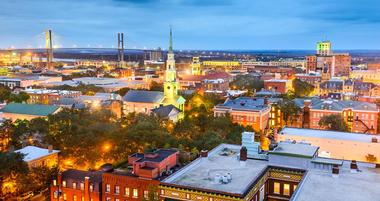 Savannah at night