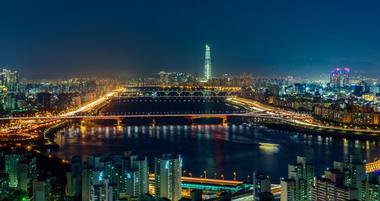 Hangang bridge in korea