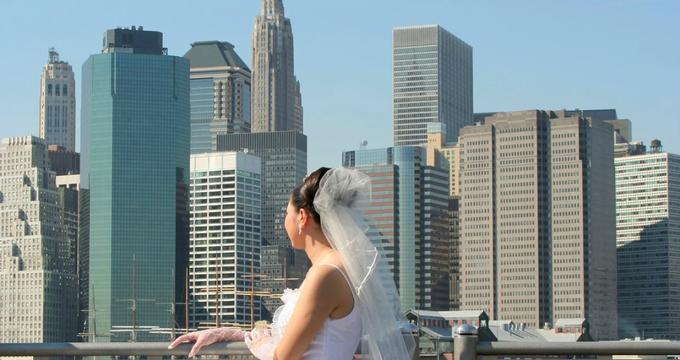 South Street Seaport Wedding Reception Featured On The Knot Bride Blossom