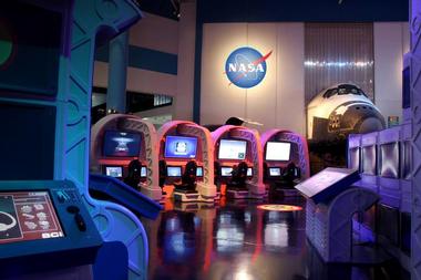 The Main Plaza & Starship Gallery