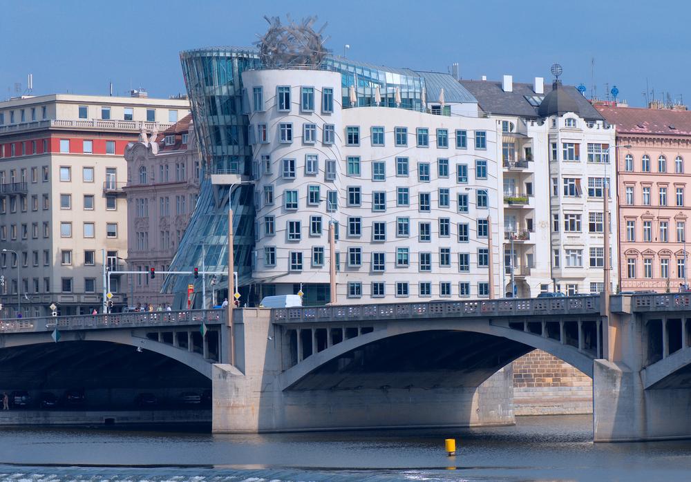 See Prague’s Modern Twist and Striking Curves at the Dancing House