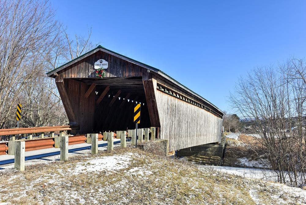 If You Love Historic Strolls, Wander Across the Gorham Covered Bridge