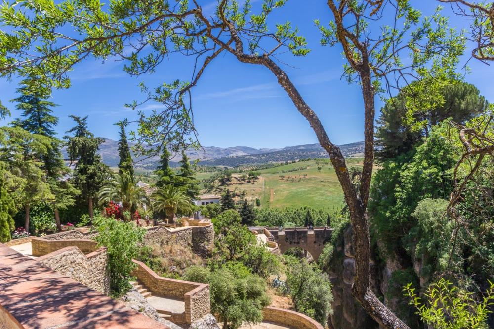 Wander Terraced Gardens with Stunning Gorge Views at Jardines de Cuenca