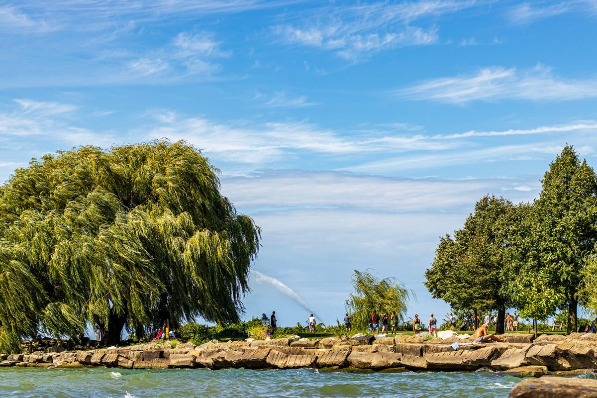 Edgewater Beach in Cleveland