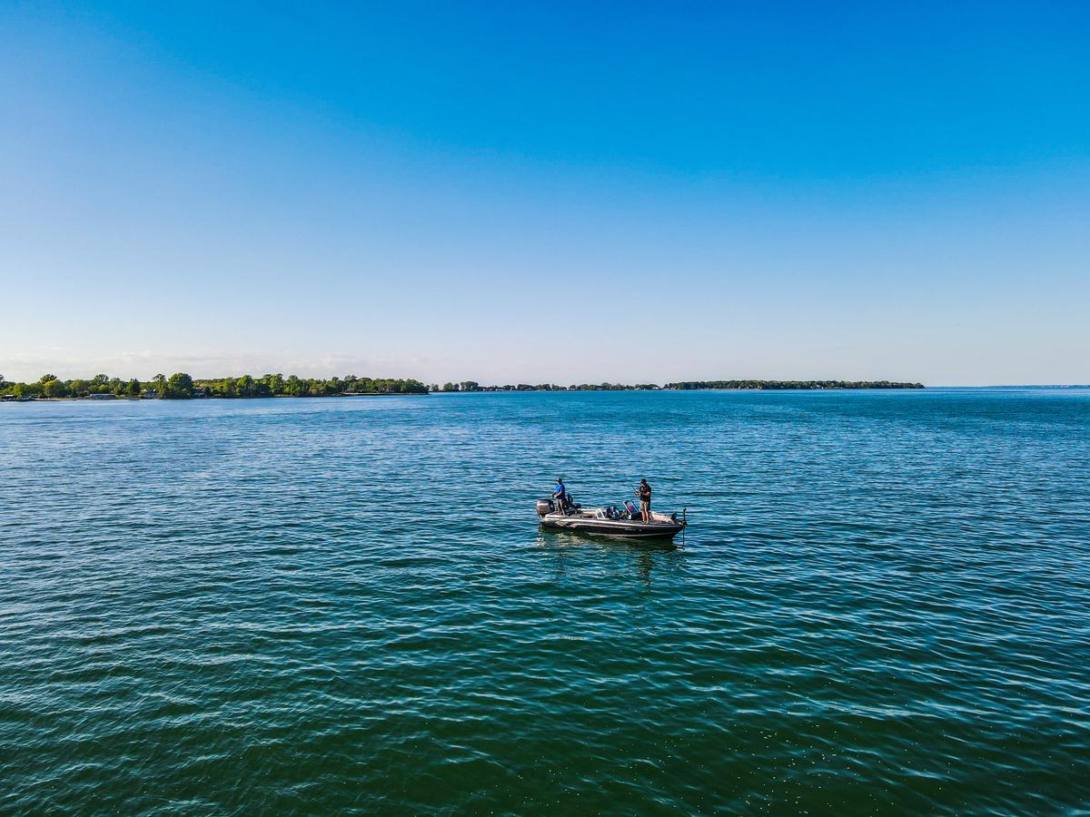 Summer fishing, Lake Erie Islands