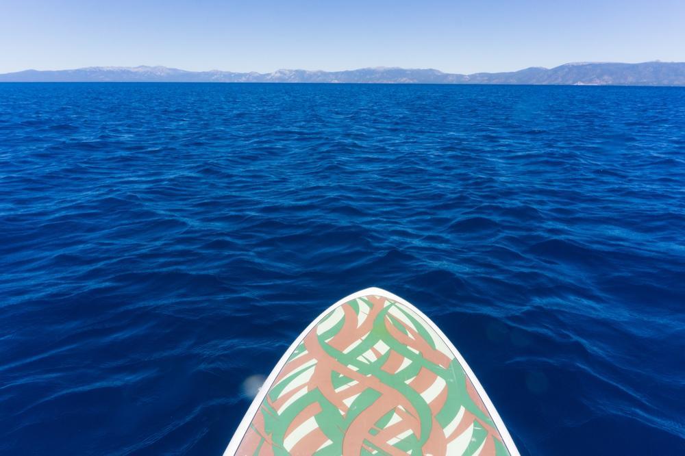 Relax on sandy shores and admire breathtaking views of Lake Tahoe.