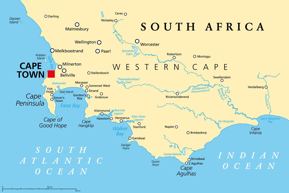 Cape Town Map with Beaches & Conclusion