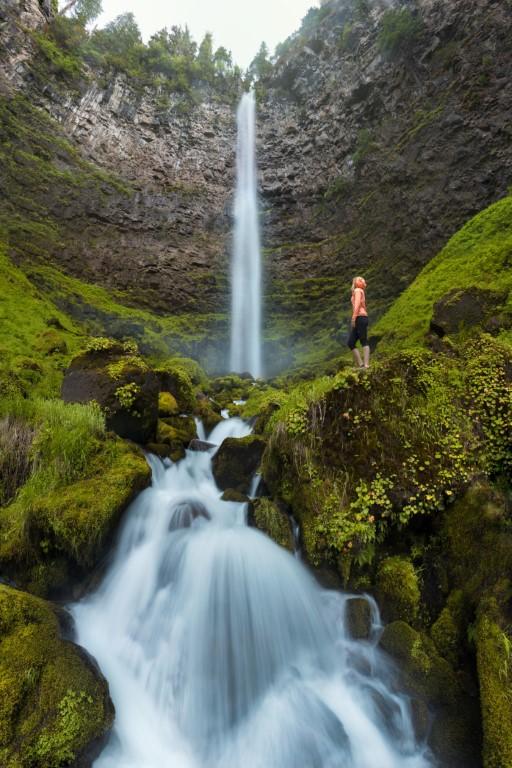 Chase Cascading Beauty at Watson Falls