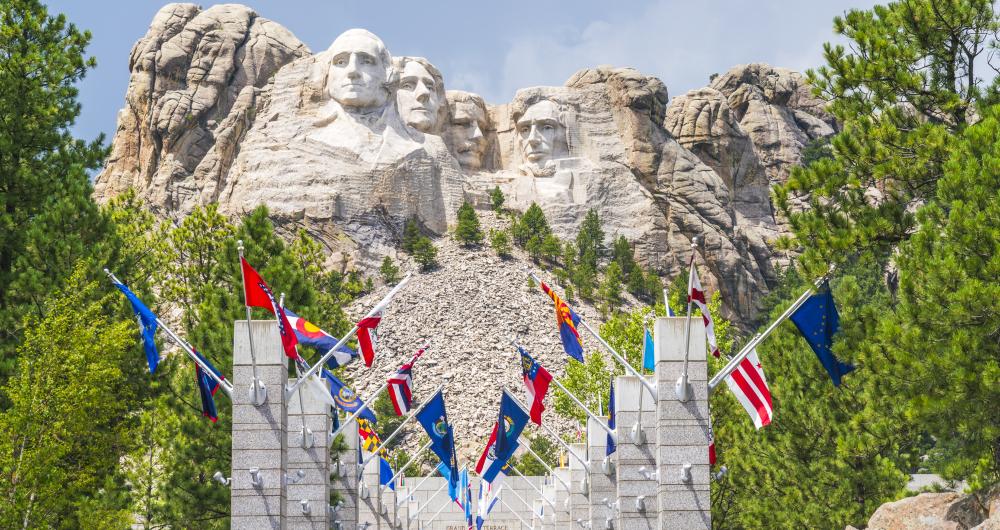 Elevation of Mount Rushmore