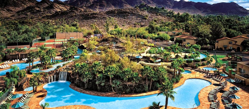 Float the lazy river and enjoy spacious suites on a relaxing getaway.