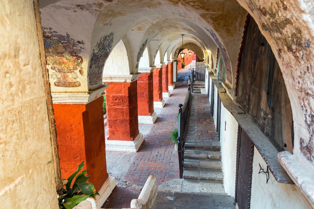 Roam Peaceful Cloisters and Vivid Frescoes at Santa Catalina Monastery
