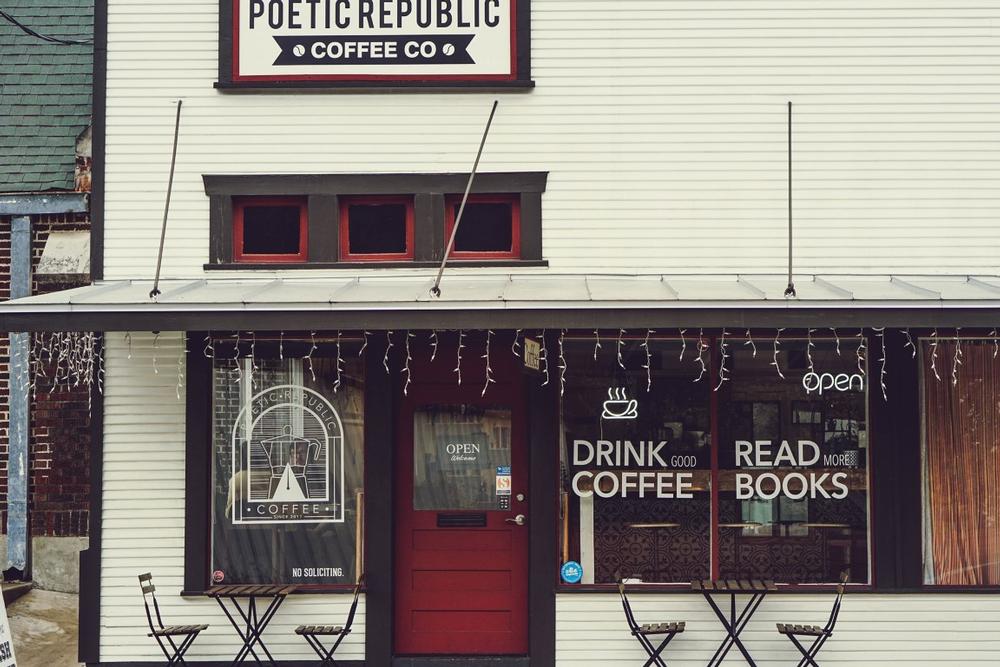 Find great tea and coffee at Poetic Republic Coffee Company