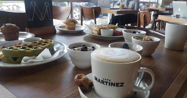 Order coffee made with locally roasted beans at Cafe Martinez | San Antonio Coffee Shops