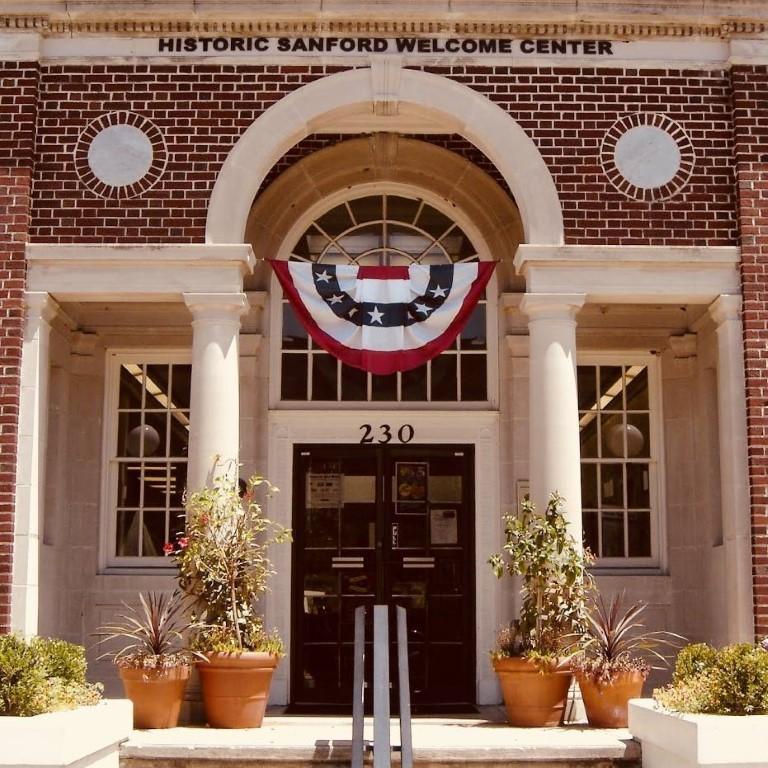 Pop by the Historic Sanford Welcome Center