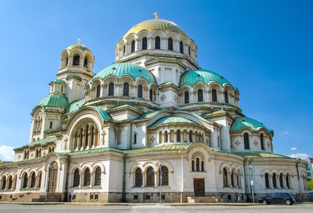 Marvel at Iconic Domes and Grand Interiors at Alexander Nevski Cathedral