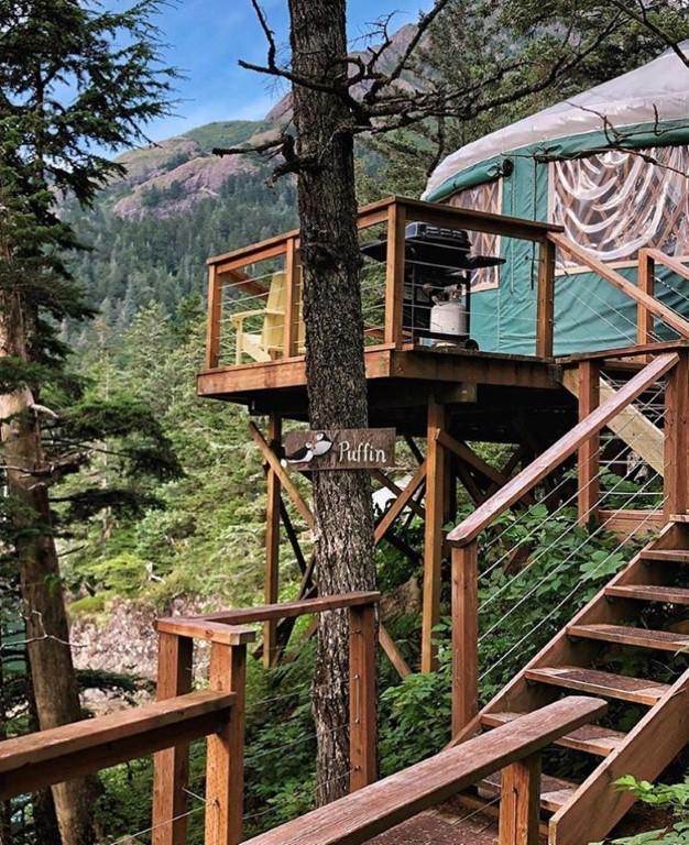 Sleep Off the Grid Surrounded by Nature at Orca Island Cabins, Seward, Alaska