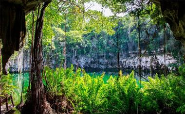 The 3 Eyes National Park (Los Tres Ojos)