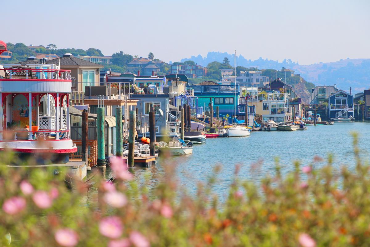 Enjoy waterfront dining and admire scenic bay views.