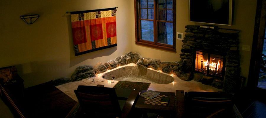 Bike scenic trails and admire mountain views on a romantic spring retreat.