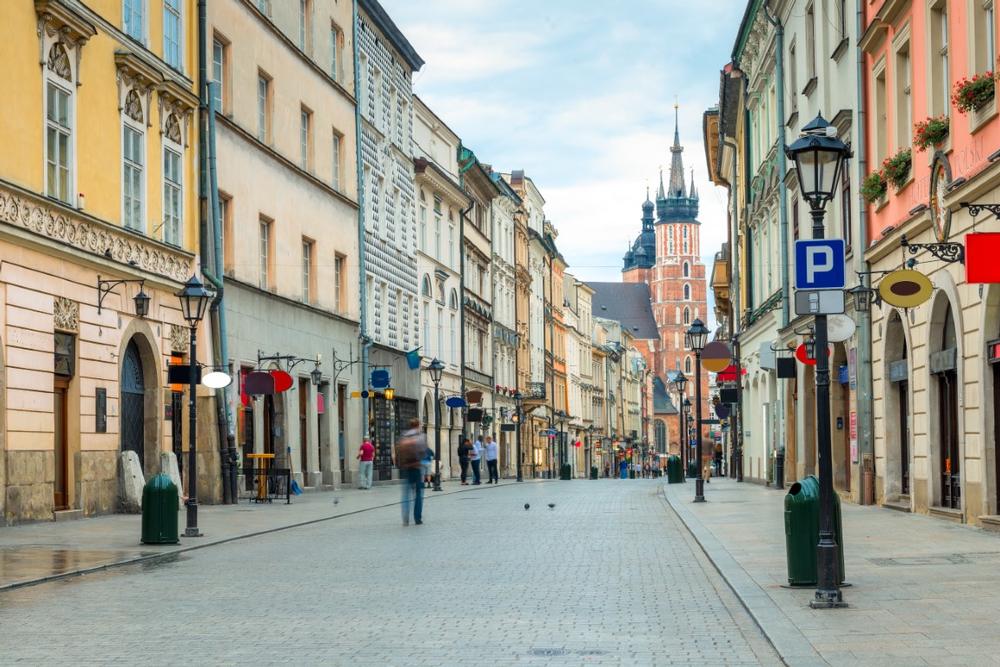 Shop and Wander Along the Bustling Florianska Street