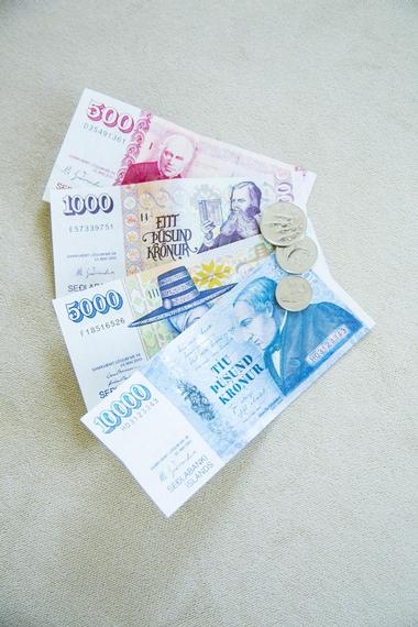 Coins and Notes in Iceland