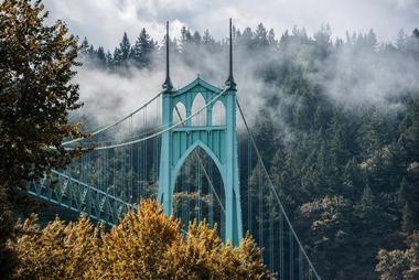 St. Johns Bridge in Portland, OR