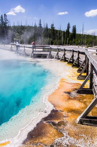 The general elevation of Yellowstone National Park is 8,000 feet