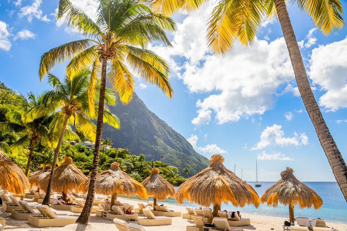 Piton mountain views St. Lucia