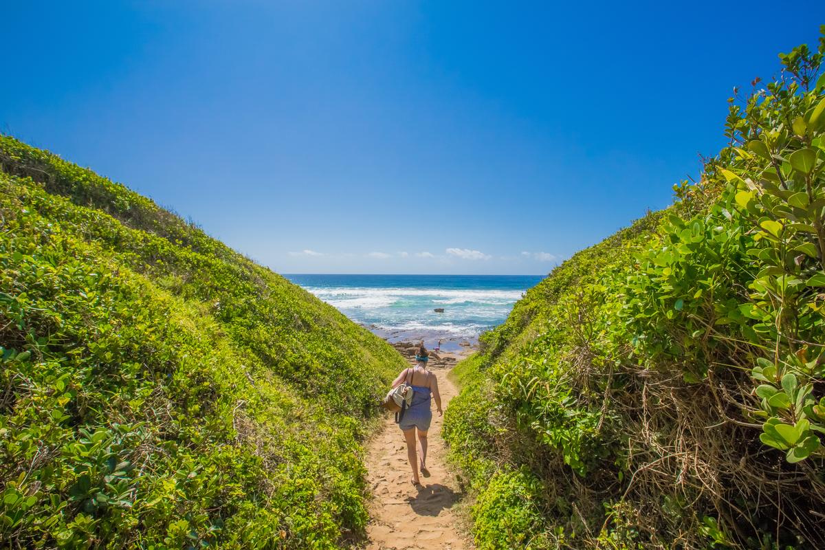 Sandy path to the beach