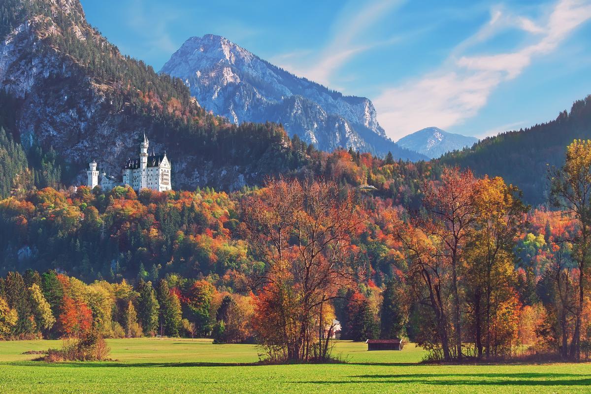 See the scenic Neuschwanstein Castle