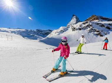 Skiing in Zermatt