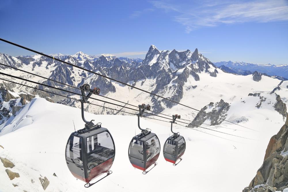 Glide Over Glaciers on the Telecabine Panoramique Mont-Blanc