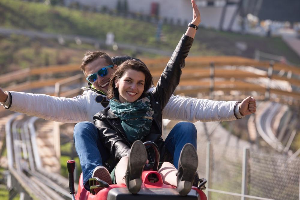 Race Down the Slopes on the Chamonix Luge Alpine Coaster