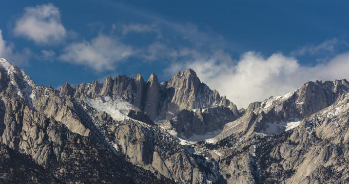 Mt Whitney Elevation