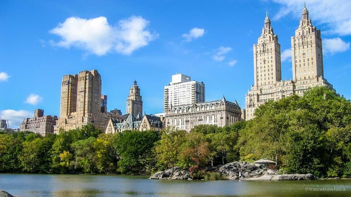 I took this photo of the Manhattan skyline near the Shops at Columbus Circle